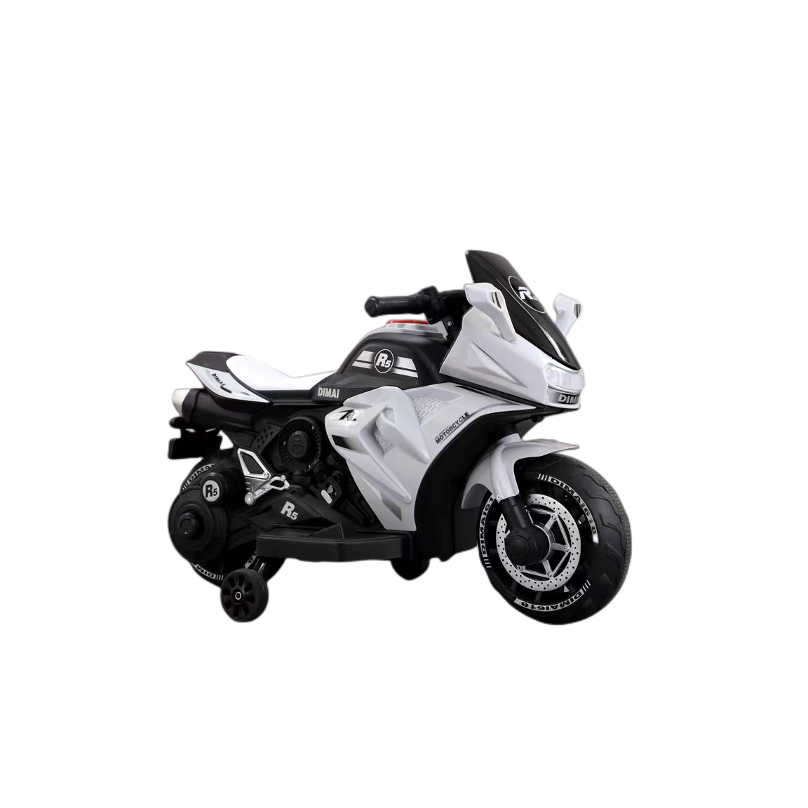 Hot selling two wheel single drive children's riding toy car children's cool motorcycle