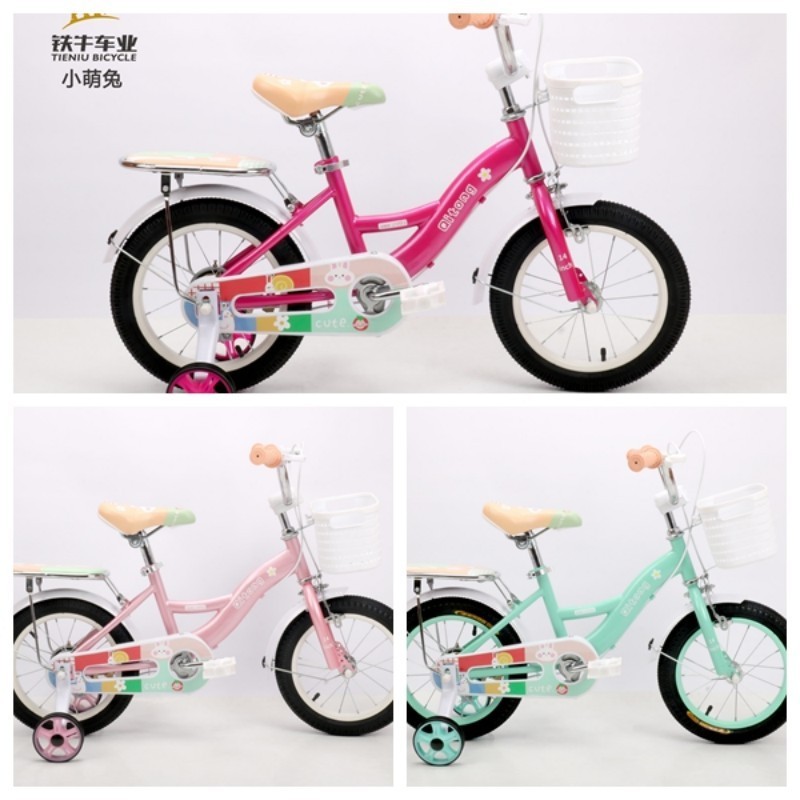 12 14 18 Inch Children's Bicycle 3-6 Years Training Wheels Girls Riding Bicycles Student Children's Birthday Gift Kids Bike