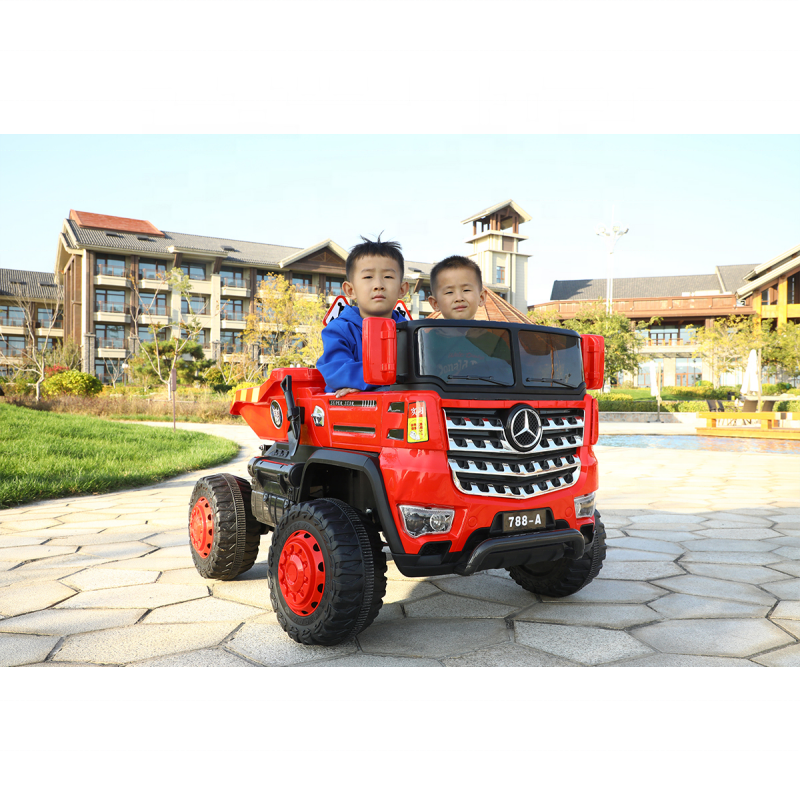 Hight quality licensed engineering Mini digger Power Wheel Kids Ride On Car 12V Battery Operated Kids Electric Car Toy for 1--5