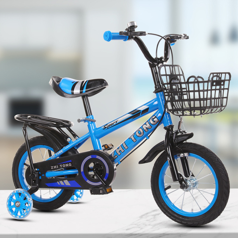 2024 Hot Sale Cartoon Red Kids Bike Toy with Aluminum Alloy Steel Rim and Training Wheels for Children 3-8 Years Old