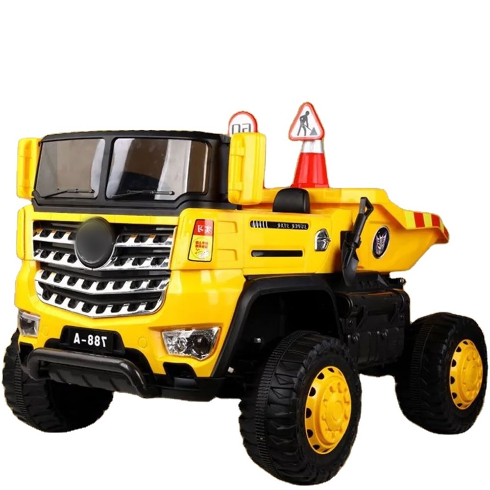 2023 Children's Toy Car Electric Engineering Power Digging Car Toys For Children To Drive Battery Version Can Be Remotely