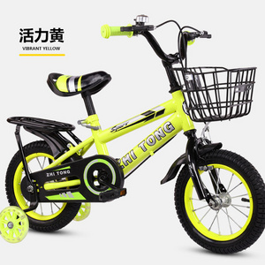 2024 Hot Sale Cartoon Red Kids Bike Toy with Aluminum Alloy Steel Rim and Training Wheels for Children 3-8 Years Old