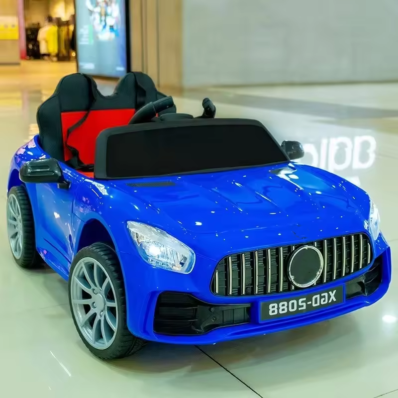 New children's electric car four-wheel drive with remote control male and female baby can sit adult children toy car