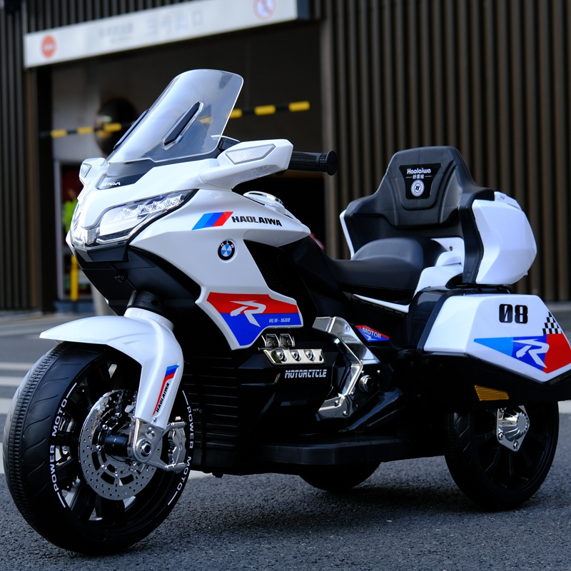 Big Size Police Children Electric Car Electric Three Wheel Motorcycle For 2-7 year old kids Ride On Car