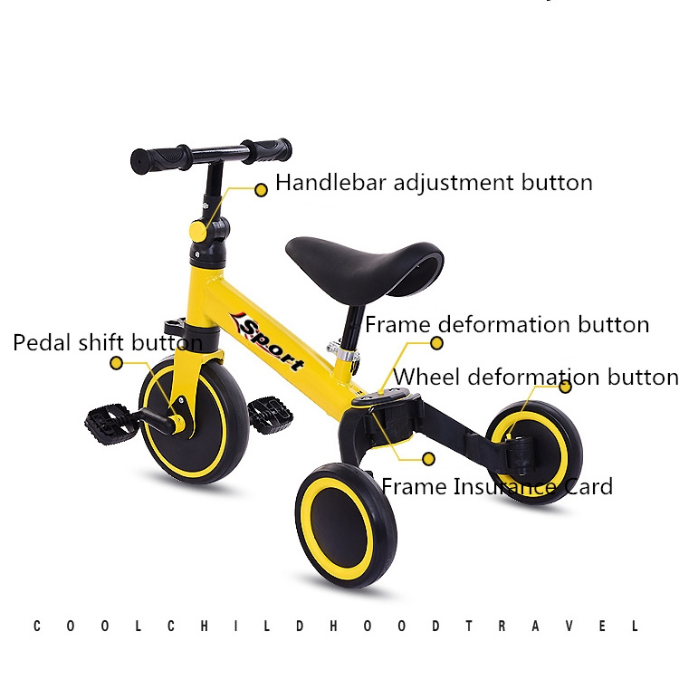 New Children Balance Bike Ride on Car Toddler Bike Kids Tricycle Bike Balance Training