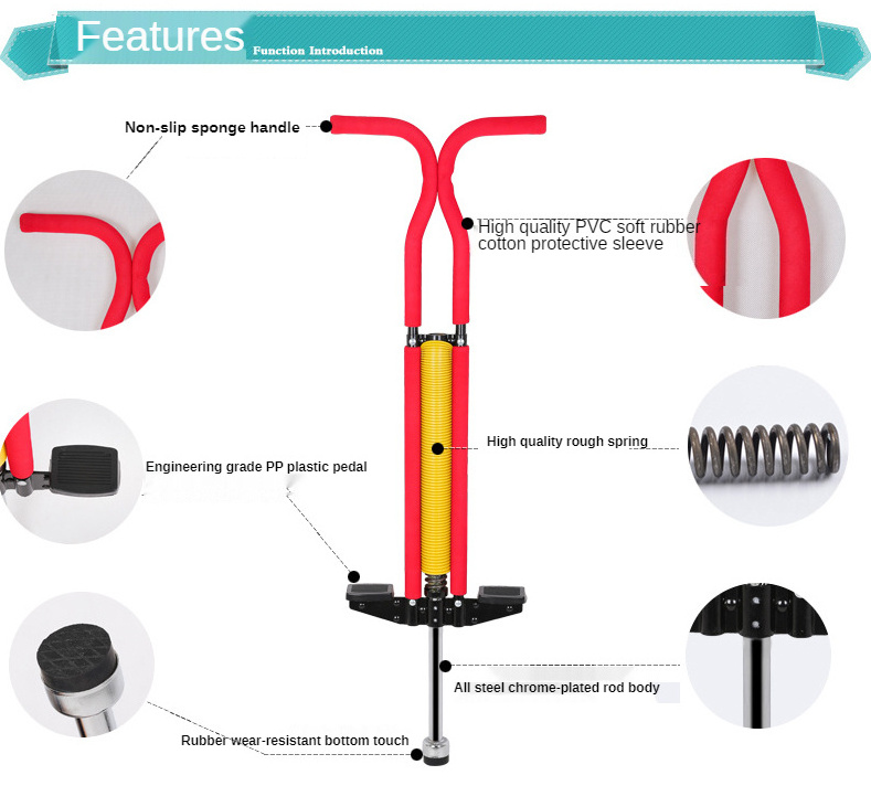 pole / toy / jump bar / double pole jump stilt