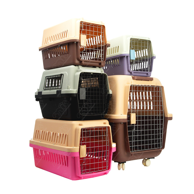 Hot Sale Pet Carrier Breathable Plastic for Small Animals Sustainable Feature for Cat Dog Transport Portable Travel Air Box