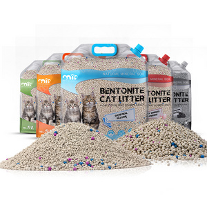 Wholesale Cat Litter Sand OEM Clumping Dust Free Eco Friendly Bentonite Cat Litter