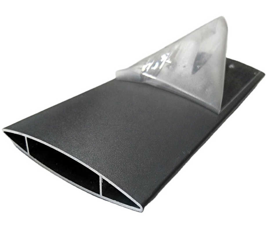 Airfoil Architectural Shades Louver Fins Aluminium Extrusion Fanblade  Winged Aluminium Profile for louver