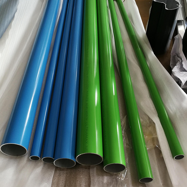 6061 7075 anodized threaded extrusion seamless aluminum square round rectangular hollow pipe tube aluminum telescopic profile