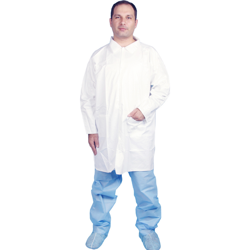 MEDLINK disposable OEM safety clothes lab coat laboratory coat uniform visit coverall gown overalls for work