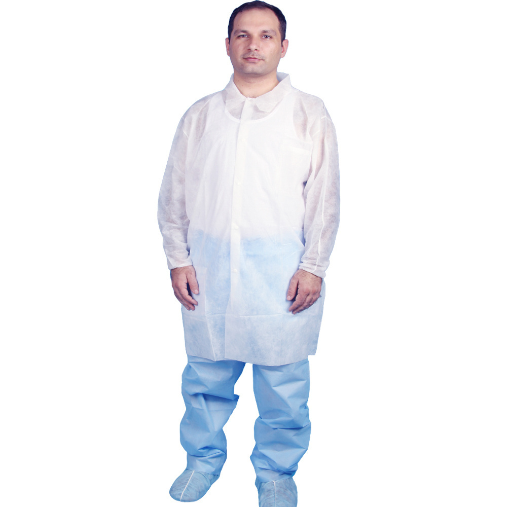 MEDLINK disposable OEM safety clothes lab coat laboratory coat uniform visit coverall gown overalls for work