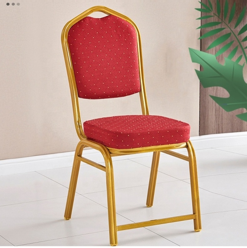 2023 Cheapest wholesale high back used metal frame hotel church banquet event wedding chairs for sale