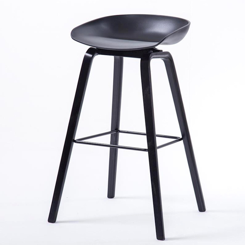 Hot Sale High Quality New Design PP Plastic Metal Legs Frame Restaurant High Seat Stool Bar Chairs