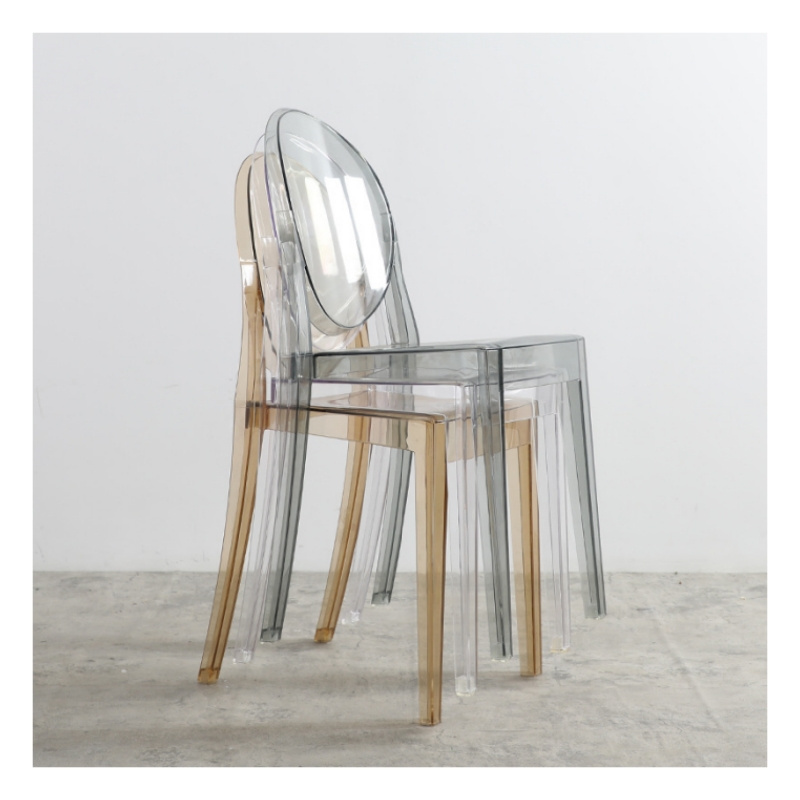 Resin Outdoor Acrylic Kids Ghost Chairs for Event Cheap Price Crystal Clear Modern Hotel Nordic Design stool chair plastic