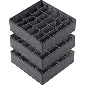 Foldable Storage Bins Cubes Boxes with Lid Storage Box Cube Cubby Basket Closet Organizer Pack Leather Handles for Bedroom