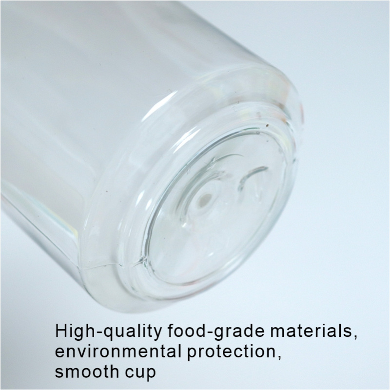 MAYSURE 650ml Clear Soda Cans Empty PET Pull Ring Beverage Cans For Soft Drinking Packaging