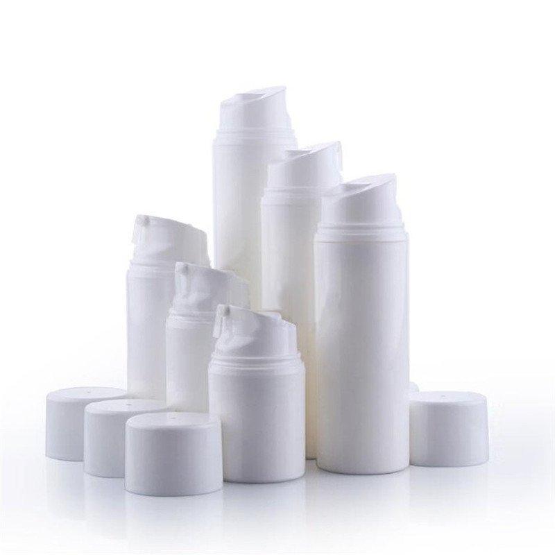 MAYSURE 50ml 80ml White Airless Pump Bottle Plastic Lotion Airless Bottles For Baby Face Cream Hair Gel