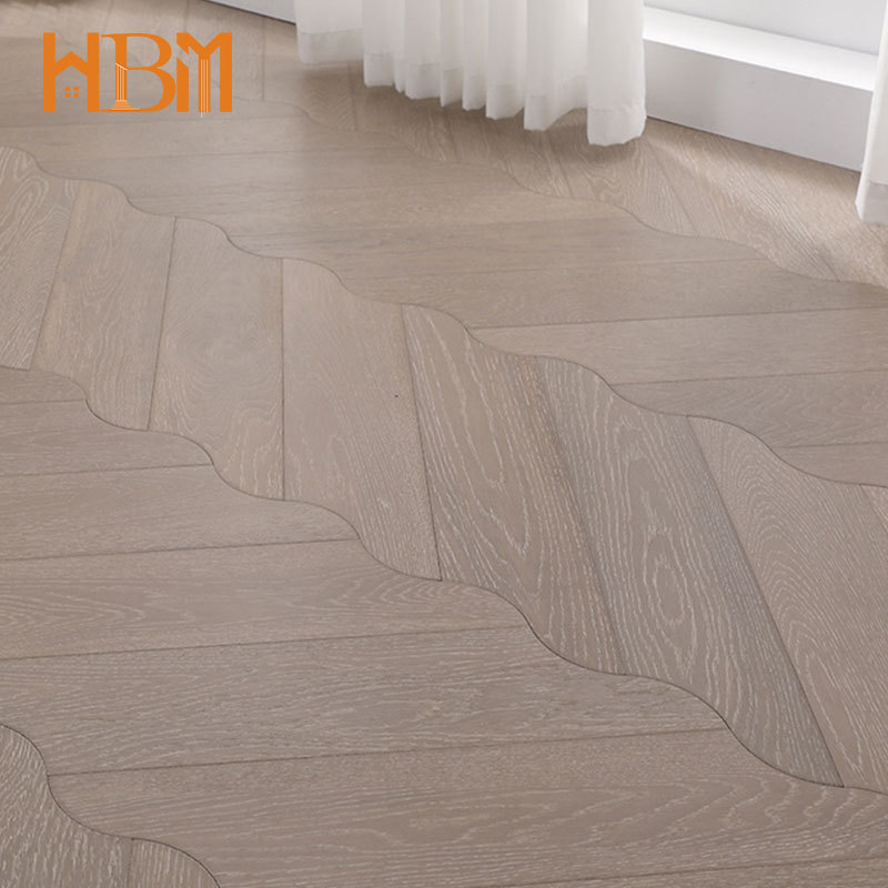 Wholesale supply oak engineered wood flooring 3-layer wooden floor tiles solid hardwood flooring