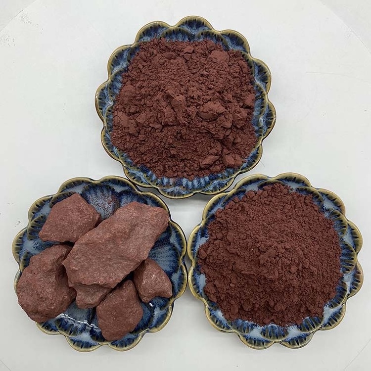 Wholesales Iron Oxide Pigments Red 110 used for cement Asphalt leather coatings paint rubber plastic paper red iron oxide powder