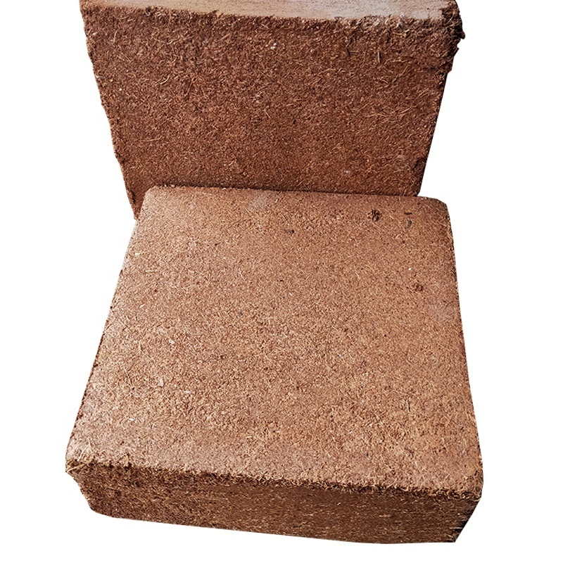 Natural coconut shell brick soilless cultivation horticultural planting coconut bran coconut bricks price