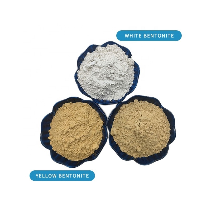 Bentonite calcium-sodium-based thickener paint casting price suitable drilling mud white yellow bentonite