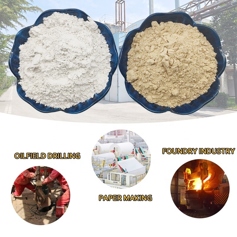 Oil Well Drilling Bentonite Price in Tons for Drill Mud CAS 1302-78-9 Montmorillonite High Swelling Sodium Bentonite