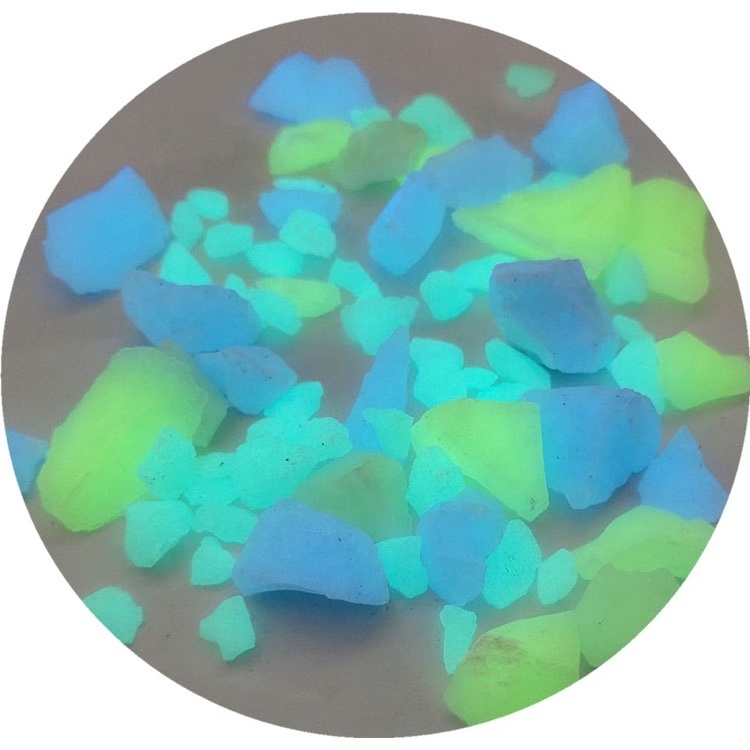 Luminous Rocks Glow in the Dark Gravel Garden Paving Stone Glowing Aquarium Decorations for Concrete Surface