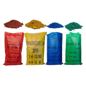 Concrete Dye China Factory Supply Iron Oxide Pigments Multiple Colors Iron Oxide Red/Yellow/Blue/Green/Black iron oxide price