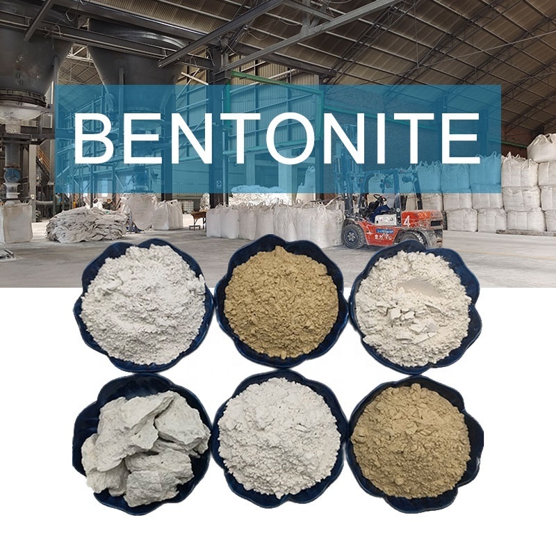 Bentonite calcium-sodium-based thickener paint casting price suitable drilling mud white yellow bentonite