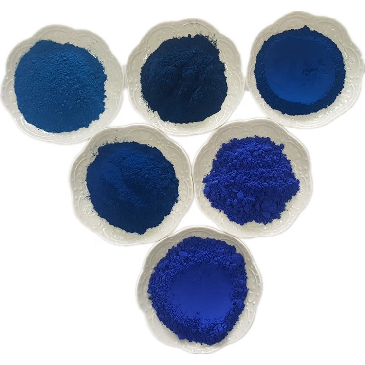 Ultramarine Blue Color Iron Oxide Pigment Powder for Terrazzo Concrete Brick Tile Cement Coloring Plastic