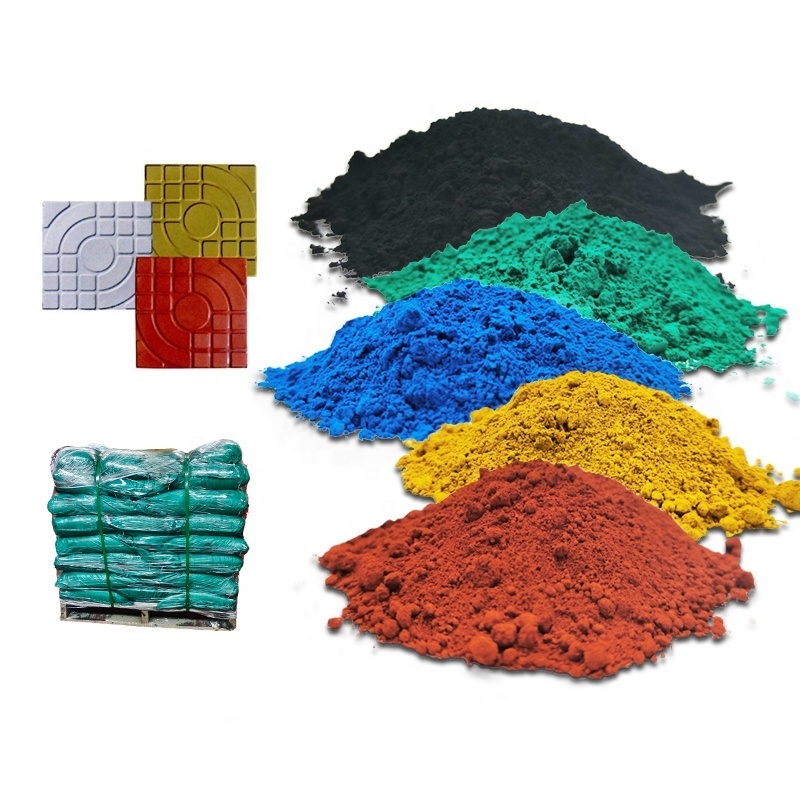 Concrete Dye China Factory Supply Iron Oxide Pigments Multiple Colors Iron Oxide Red/Yellow/Blue/Green/Black iron oxide price