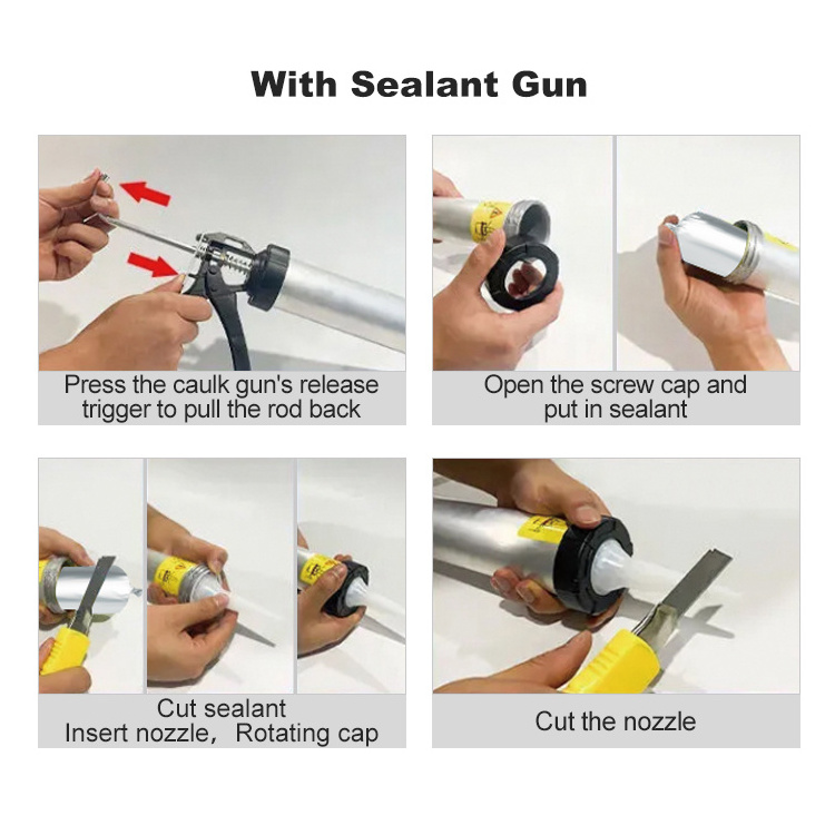 MH881 PU sealant waterproof flexible vehicle automotive car window windshield sealing caulk poly urethane sealant repair