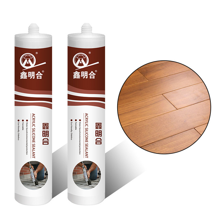 MH355 Acrylic Sealant Fast Cure Edge Filling Caulking Water Based Solvent-free Anthracite Siliconized Acrylic Latex Sealant