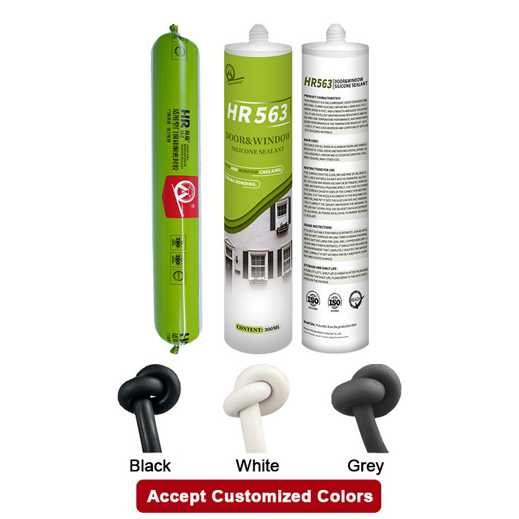 MH563 Silicona sealant non-acidic quick drying construction roofing sealing neutral cure silicone glue rock sealant adhesive