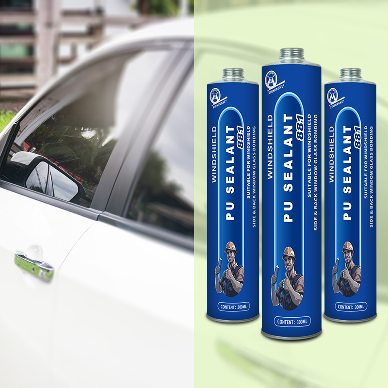 MH881 PU sealant black car trunk auto sunroof seam automotive windshield polyurethane rv caulk sealant adhesive paintable rust