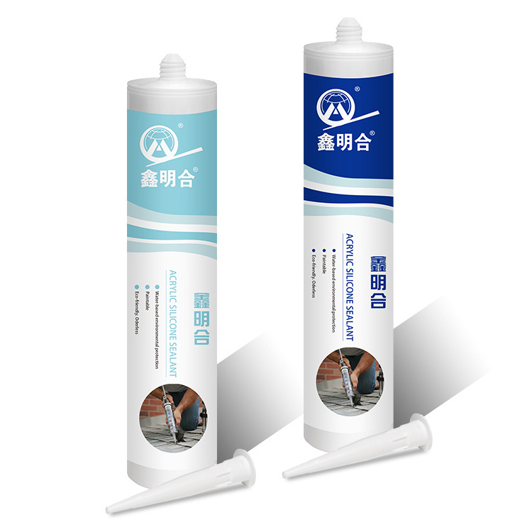 MH355 Acrylic Sealant High Performance Rain Proof Corrosion Resistant Caulk Gap Filler White Acrylic Sealant Adhesive for Wall