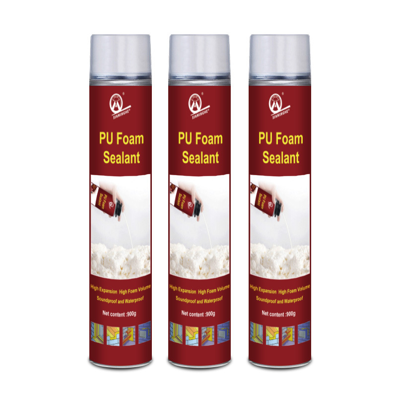 MH PU Foam 300ml/500ml/750ml Heat- Resistant Polyurethane Foam Fireproof Gap Filler Insulation Pu Foam Spray for Holes