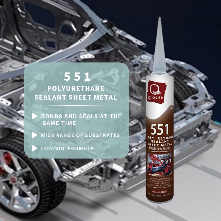 MH551 PU Sealant Seam Sealer Automotive RV Sealing Auto Car Body Weld Seams Joints Sheet Metal Gap Filling PU Adhesive Sealant