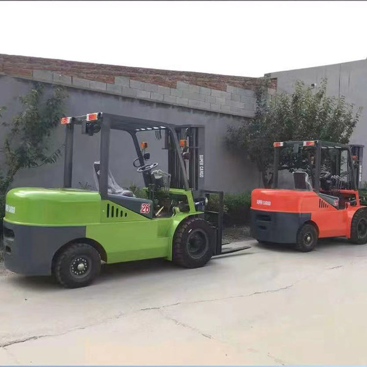 Outdoor 1.5 Ton Diesel Forklift Fully Powered Rough Terr Small Diesel Remote Control Crank Arm Forklift