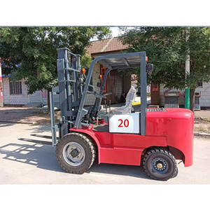 Outdoor 1.5 Ton Diesel Forklift Fully Powered Rough Terr Small Diesel Remote Control Crank Arm Forklift