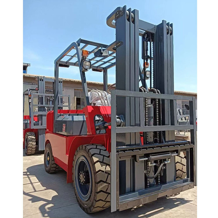 Outdoor Diesel Forklift Fully Powered Diesel All Terrain Forklift Electric High Ground Clearance Forklift