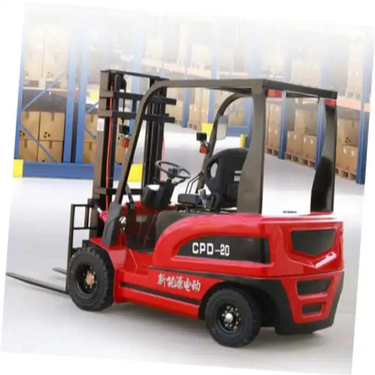 Hydraulic All Terrain Forklift Electric In China Trade Portable Forklift Electric 2 Tons With Attachment