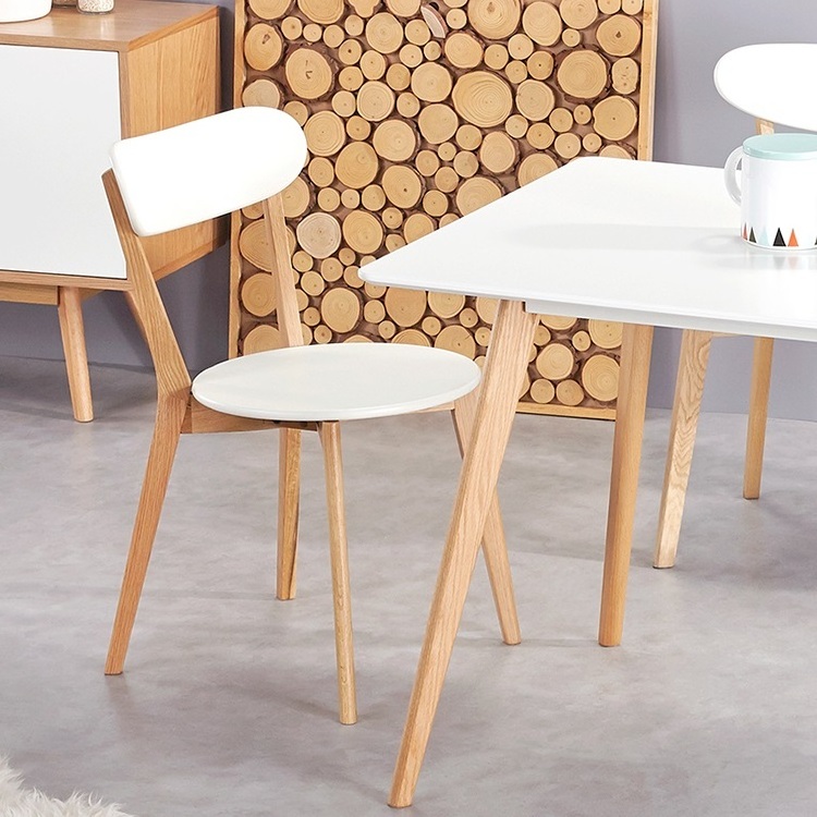 silla wooden Wood furniture wholesale white oak dinner chairs bentwood dining chair