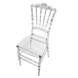 Modern stackable event party outdoor indoor  chair clear crystal chair wedding chairs and tables for rental