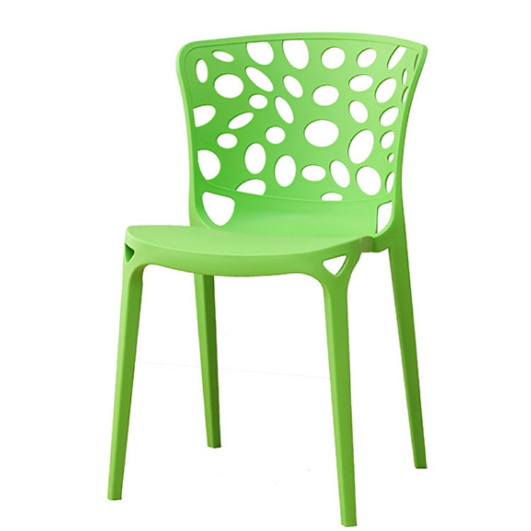 INS visitor plastic meeting chair outdoor stackable chair summer hollow back plastic garden dining chairs