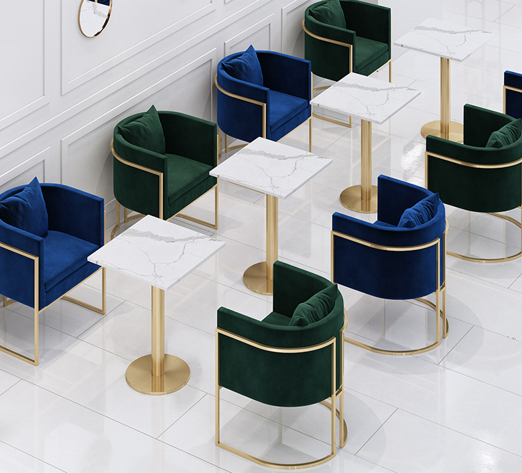 modern outdoor furniture velvet accent chair sillas para sala amarilla terciopelo nail salon chair art metal dining chair gold