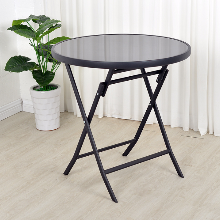 Modern Mueble de jardin Juegos de mesa y silla plegables Mesa redonda