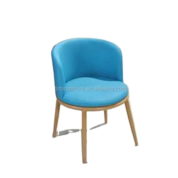 Metal frame single sofa Customized leisure chairs Modern sedie fashion Style hotel chairs Coffee Chair