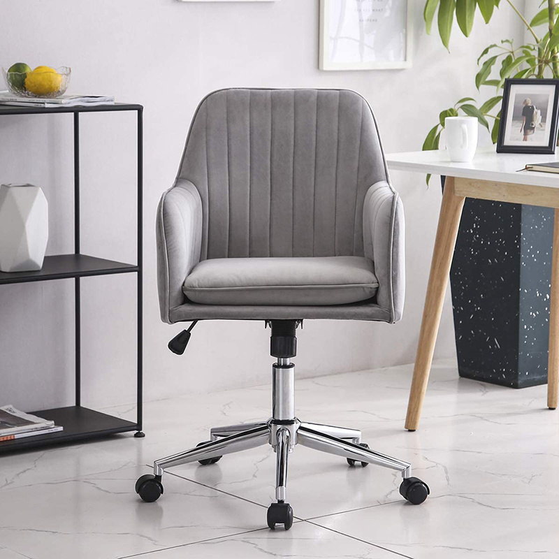 home office accent chairs furniture living room modern swivel living room seating chair velvet living room chairs with wheel